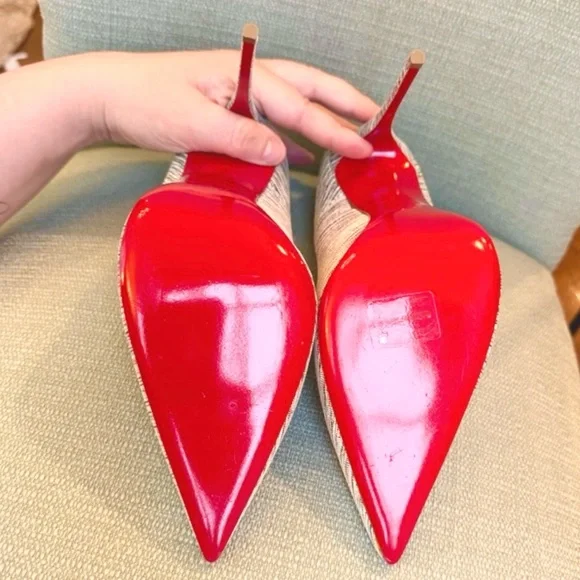 Christian Louboutin So Kate 120 Unicorn suede leather Pumps. EU 42. - Picture 15 of 16